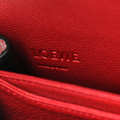 Loewe Grained Calfskin Medium Barcelona Shoulder Bag Scarlet Red 6 of 9