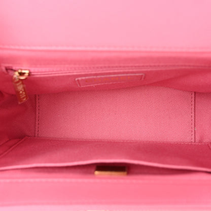 Chanel Caviar Quilted Small Business Affinity Flap Pink 5 of 10