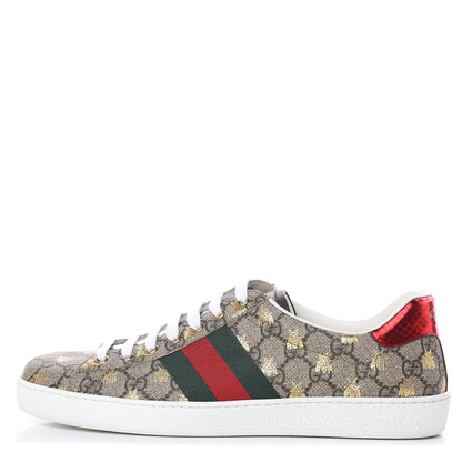 Gucci GG Supreme Monogram Ayers Mens Ace Bee Sneaker 8 1 of 11