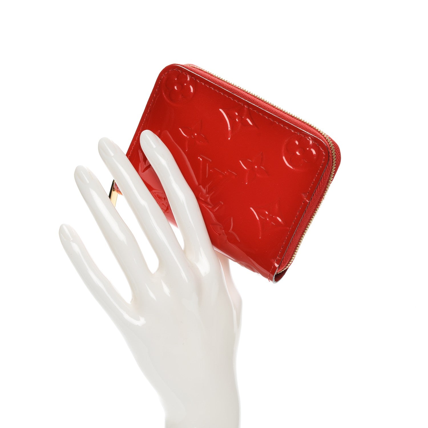 Louis Vuitton Vernis Zippy Coin Purse Cherry 2 of 7