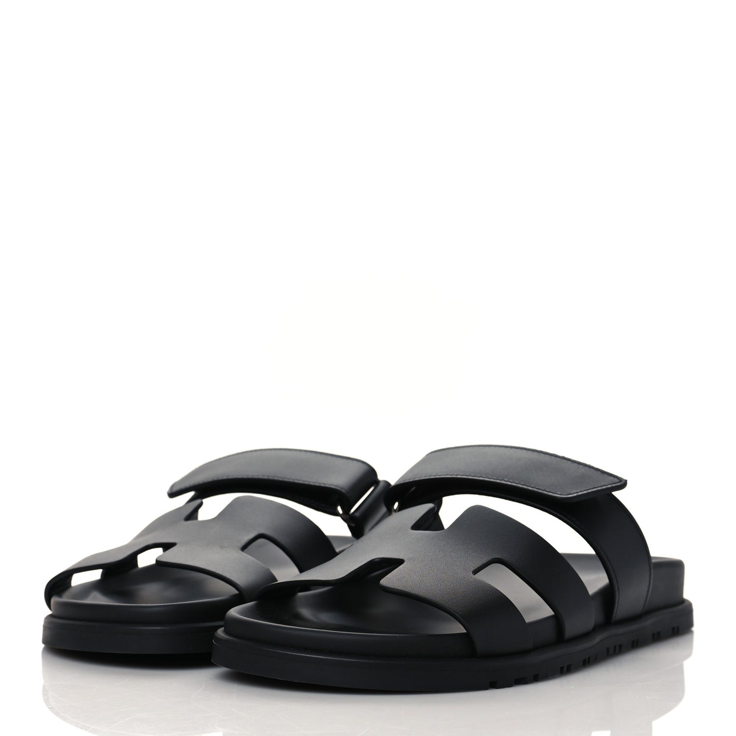 Calfskin Womens Chypre Sandals 37 Black