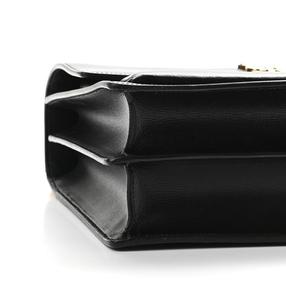 Saint Laurent Calfskin Large Monogram Sunset Black 7 of 8