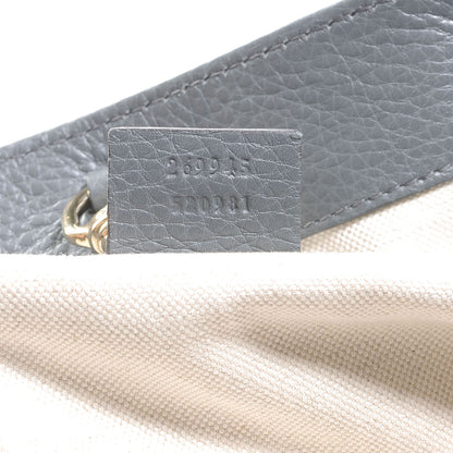 Gucci Leather Medium Bella Tote Grey 7 of 7