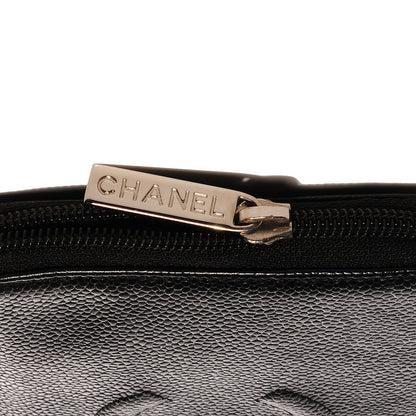 Chanel Caviar CC Timeless Large Zip Around Wallet Black 11 of 11