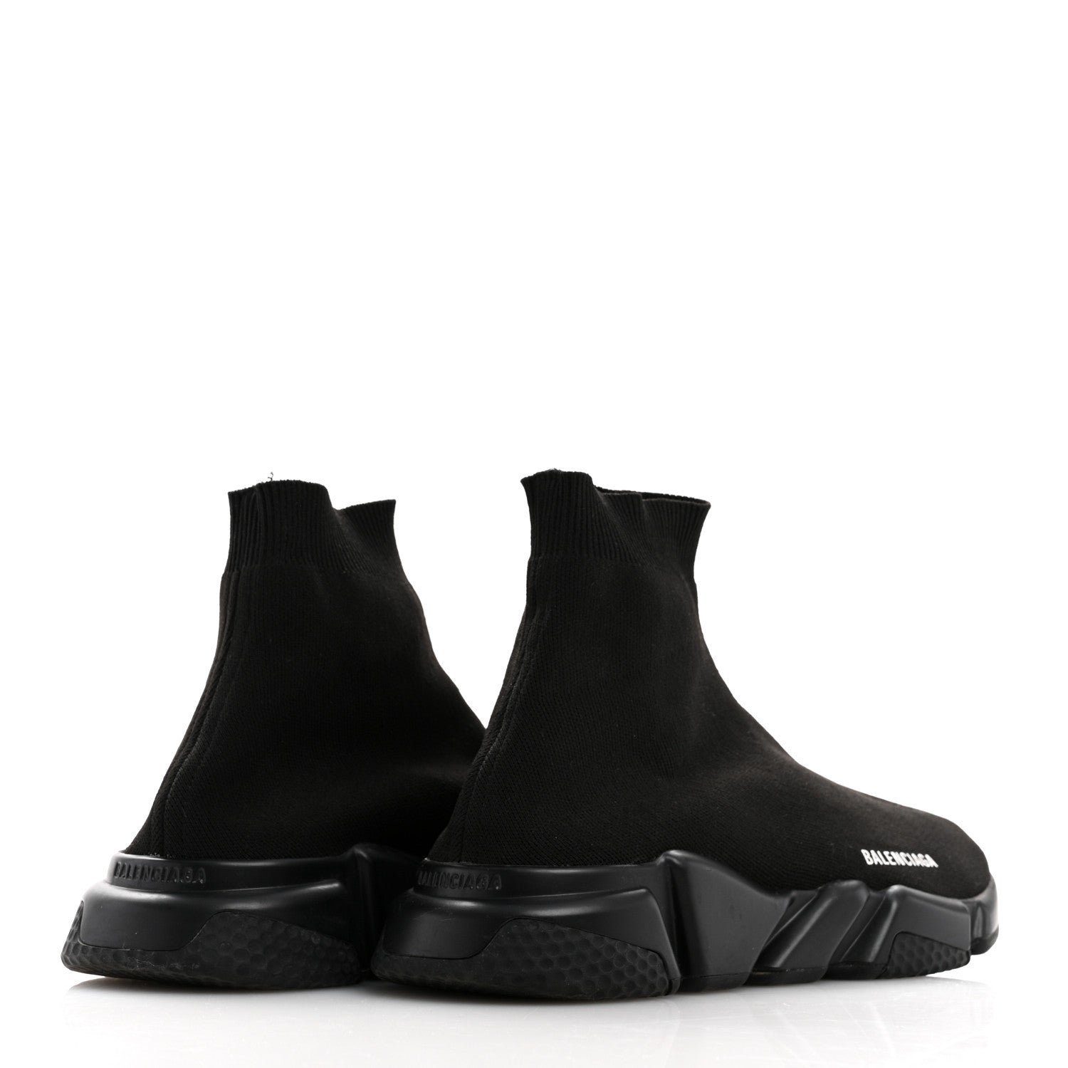 Balenciaga Neoprene Knit Mens Speed Sneakers 11 Black 5 of 8