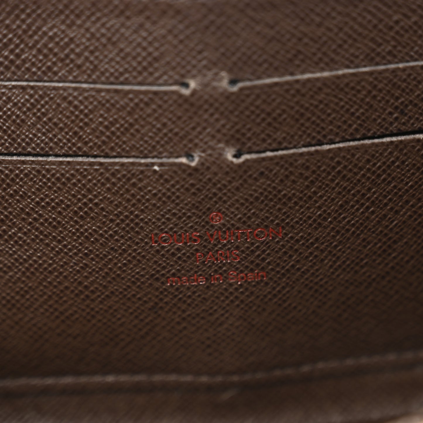 Damier Ebene Zippy Wallet