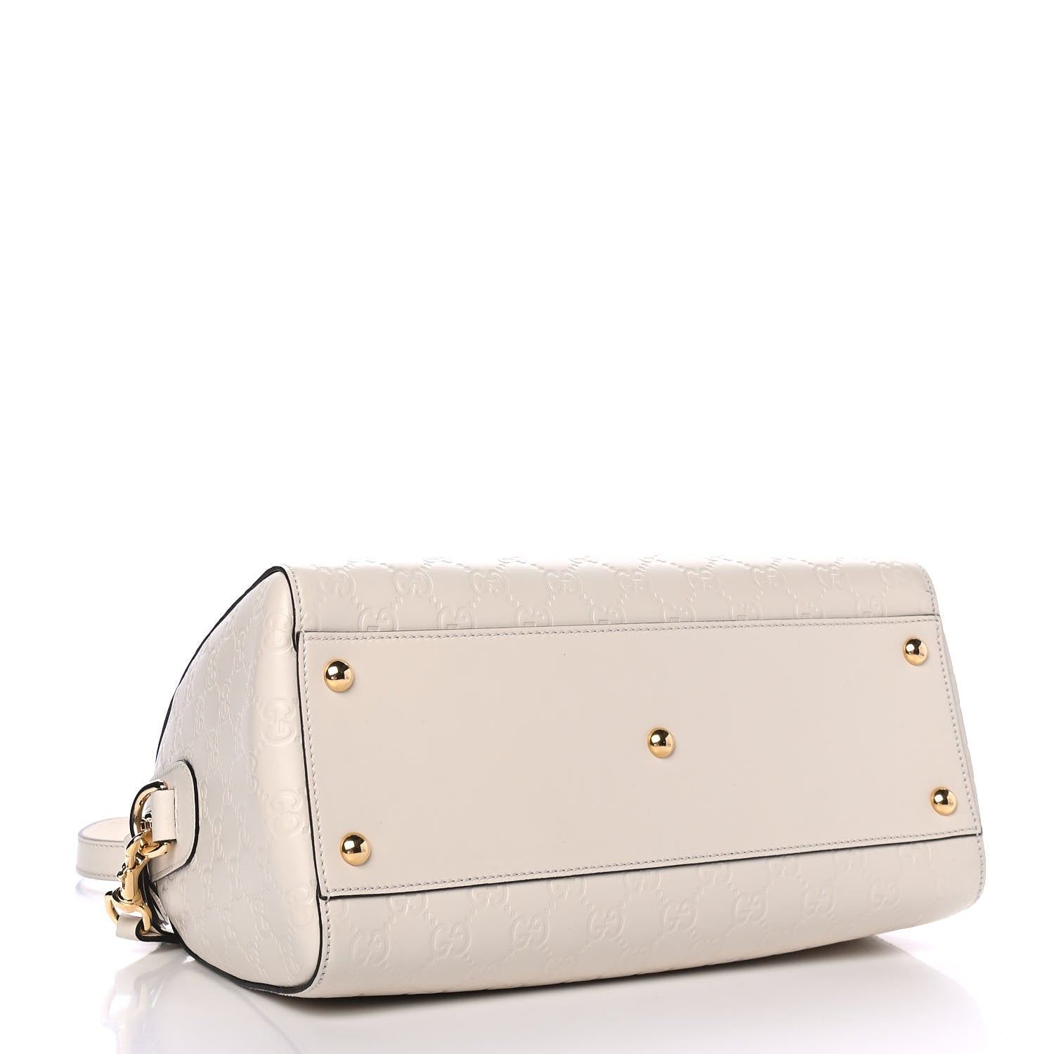 Gucci Guccissima Signature Boston White 3 of 4