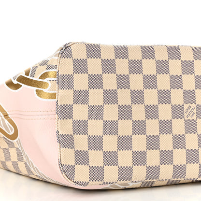 Louis Vuitton Damier Azur Nautical Neverfull MM 9 of 12