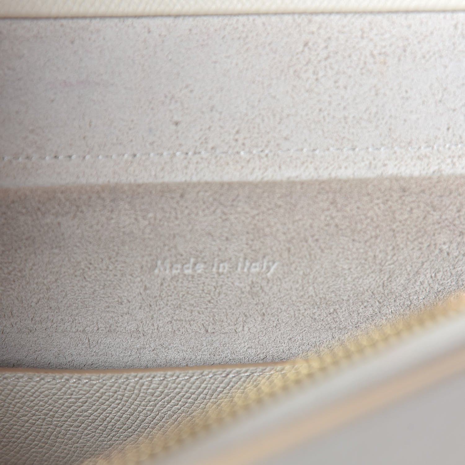 Celine Baby Grained Calfskin Micro Belt Bag White 6 of 19