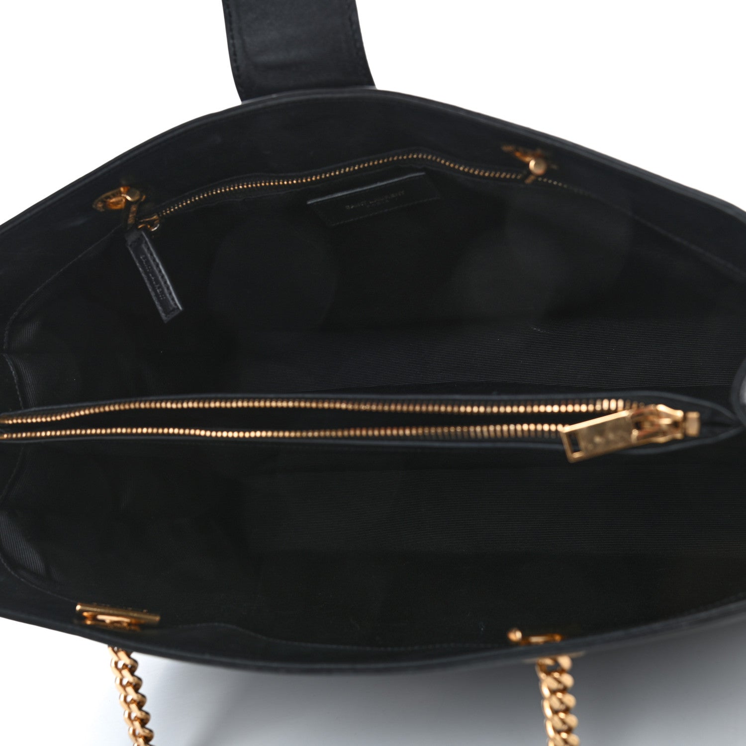 Saint Laurent Calfskin Classic Monogram Shopping Bag Black 5 of 10