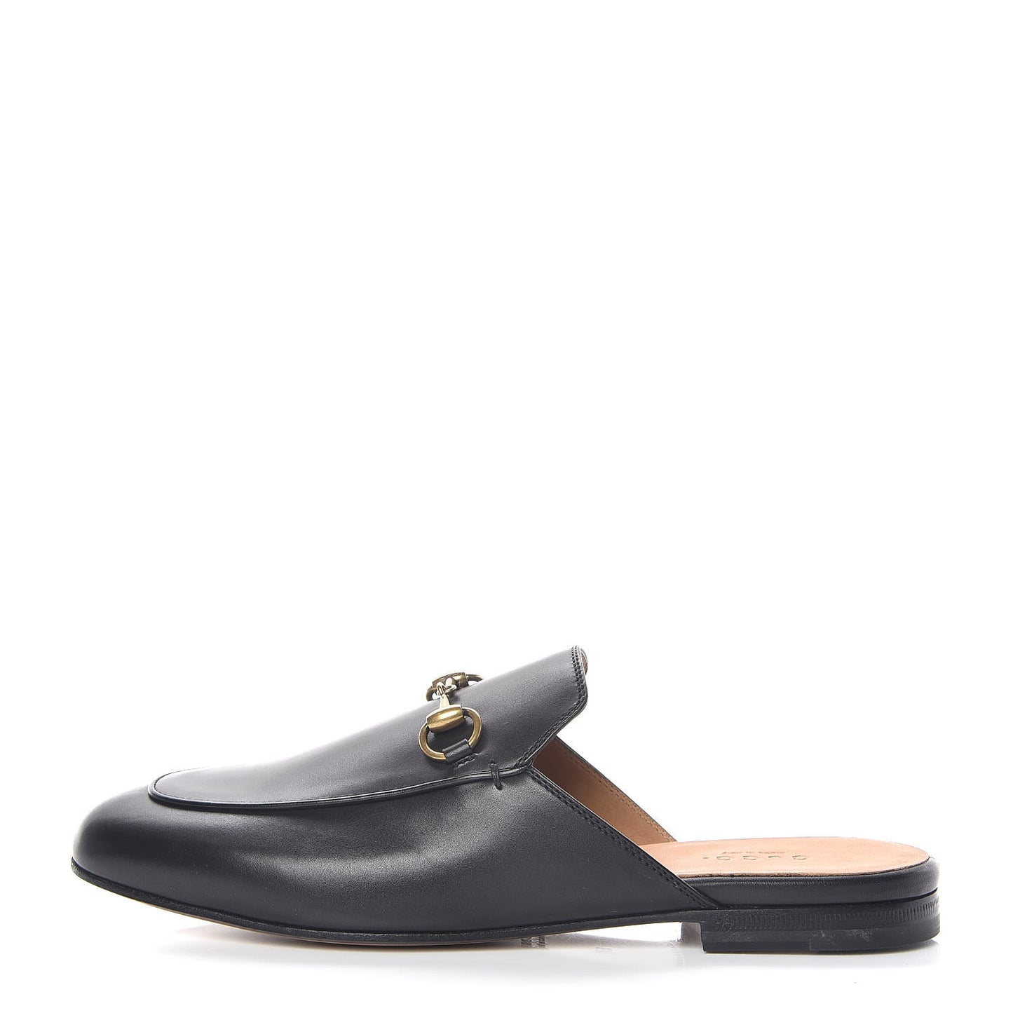 Calfskin Womens Princetown Slippers 37 Black