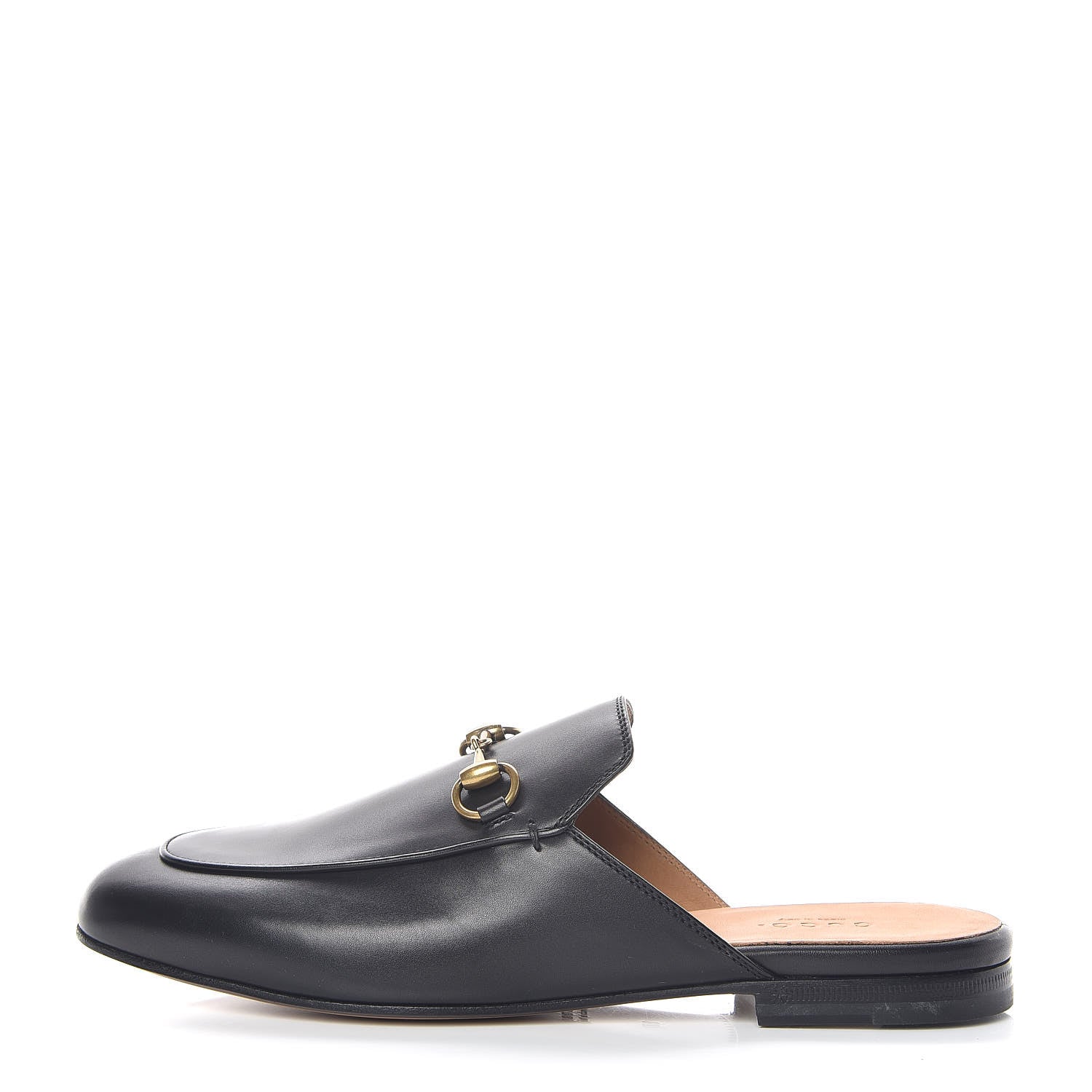Gucci Calfskin Womens Princetown Slippers 37 Black 1 of 9