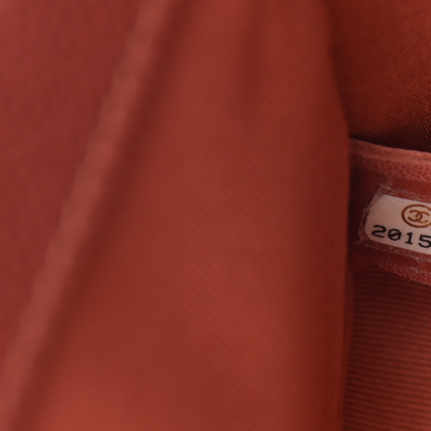 Caviar Quilted Medium Boy Flap Dark Orange