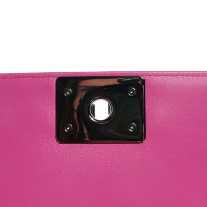 Chanel Patent Tweed Medium Boy Flap Fuchsia 5 of 8