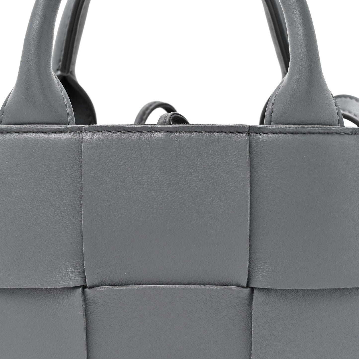 Nappa Maxi Intrecciato Mini Arco Tote Thunder
