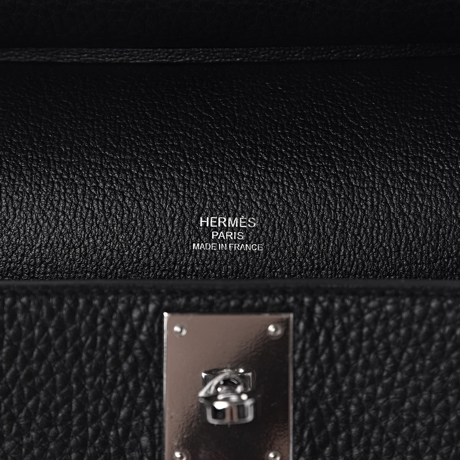 Hermes Taurillon Clemence Jypsiere 28 Black 6 of 11