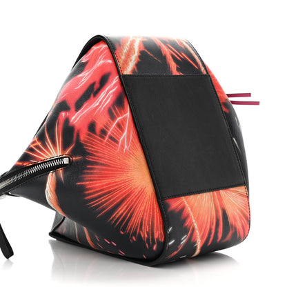 Loewe Calfskin Small Lunar New Year 2018 Hammock Shoulder Bag Black Multicolor 9 of 11