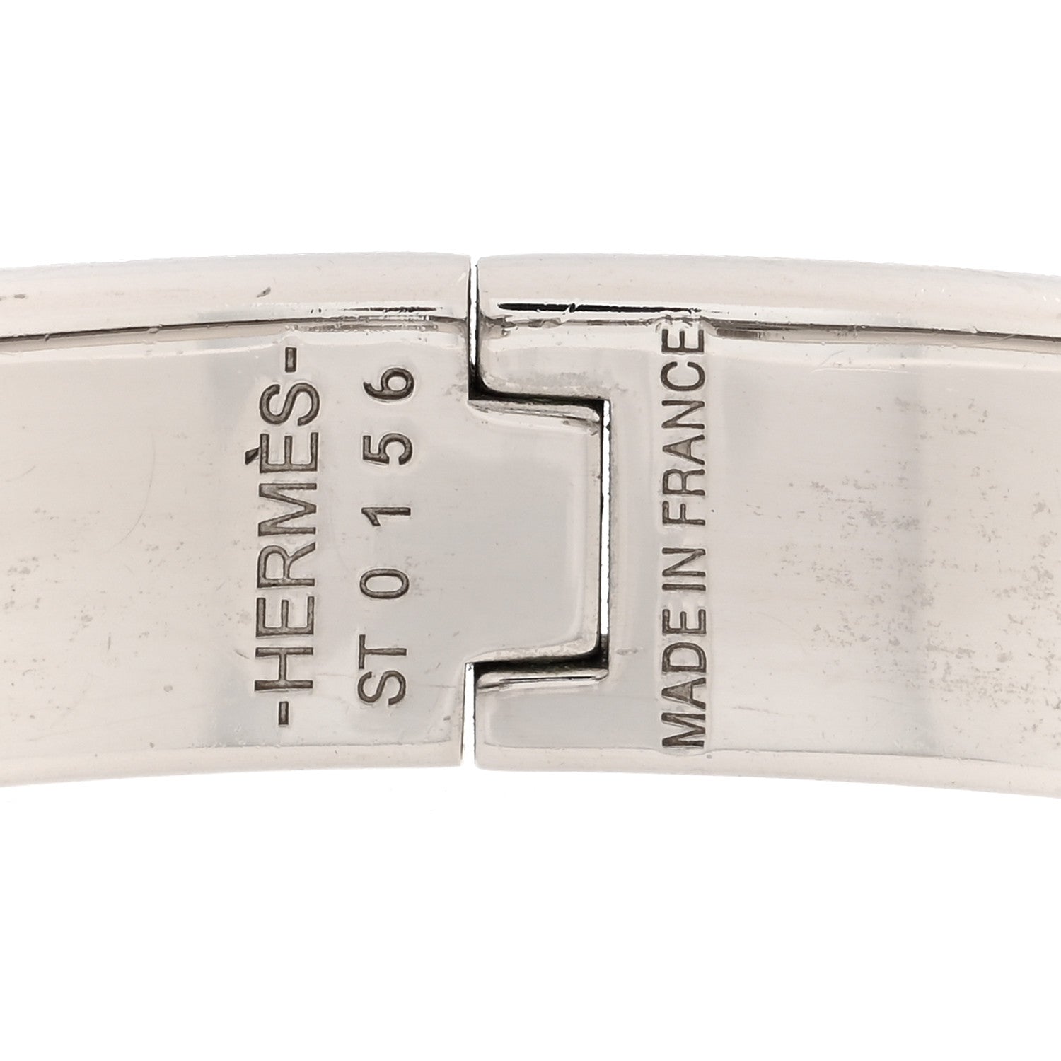 Hermes Enamel Narrow Clic Clac H Bracelet PM Black 4 of 5