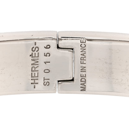 Hermes Enamel Narrow Clic Clac H Bracelet PM Black 4 of 5