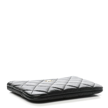 Chanel Caviar Quilted Small Cosmetic Case Black 4 of 8
