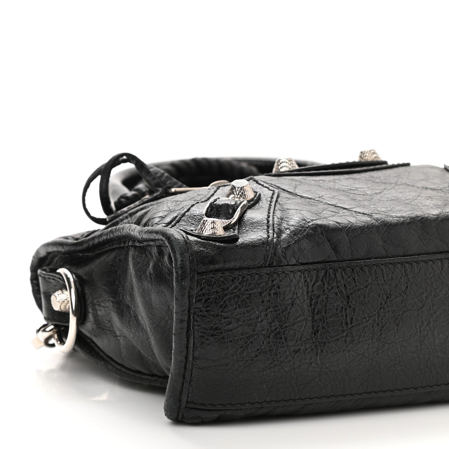 Agneau Giant 12 Silver Hardware Mini City Black