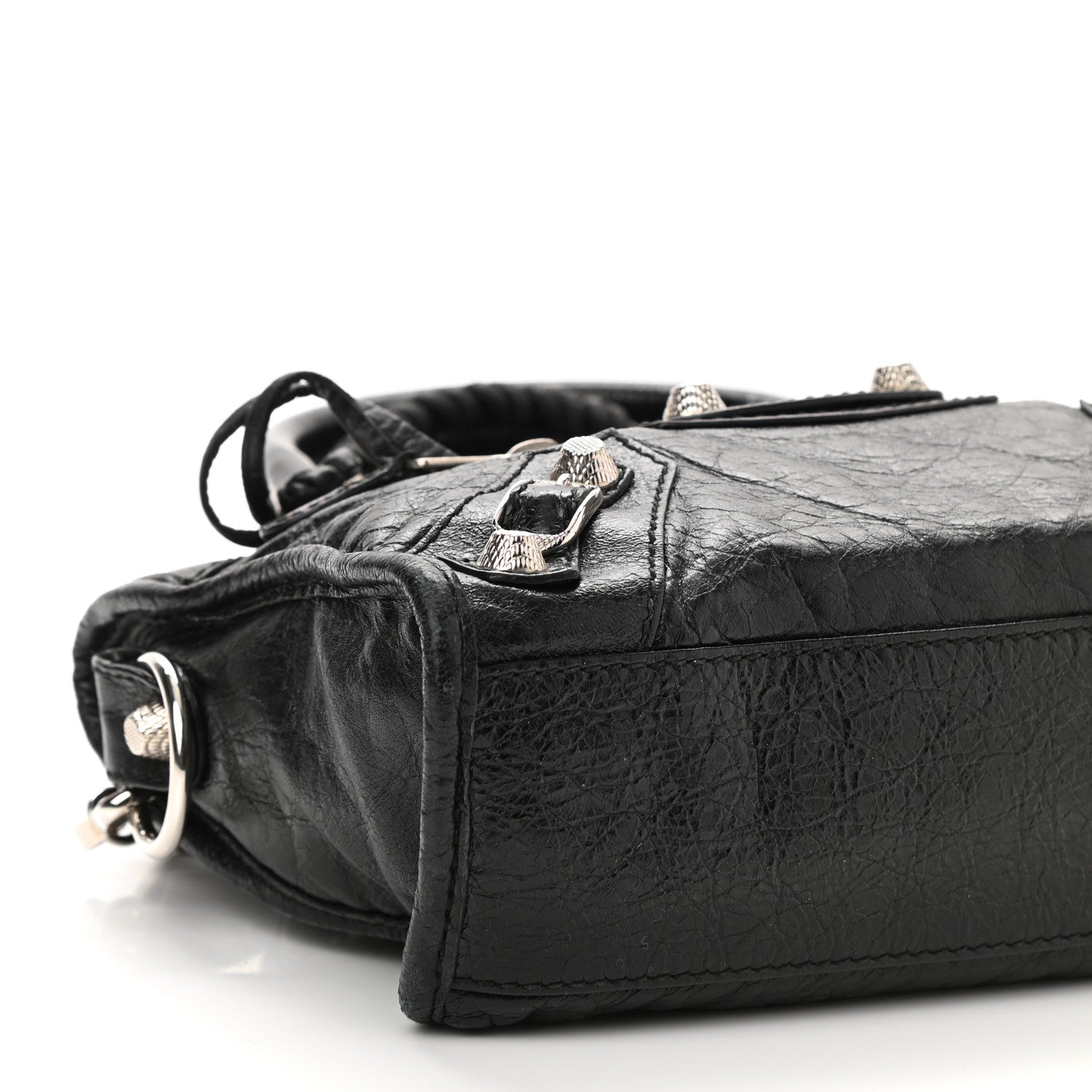 Balenciaga Agneau Giant 12 Silver Hardware Mini City Black 9 of 11