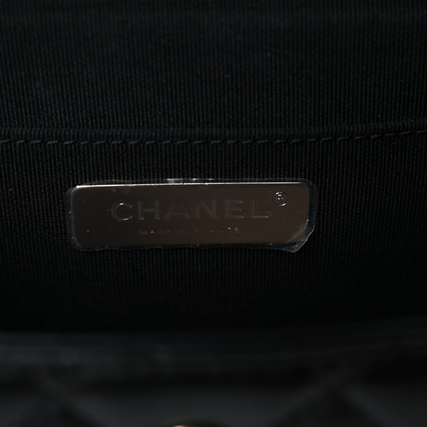 Lambskin Quilted Small Box Bag Black