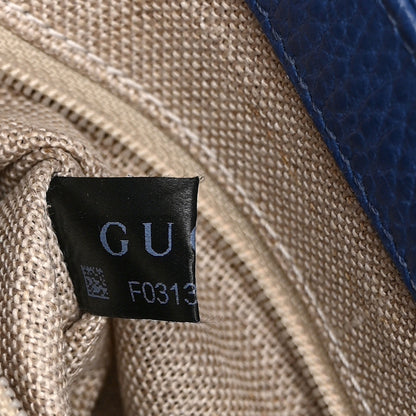 Gucci Dollar Calfskin Interlocking G Top Handle Shoulder Bag Caspian 8 of 11
