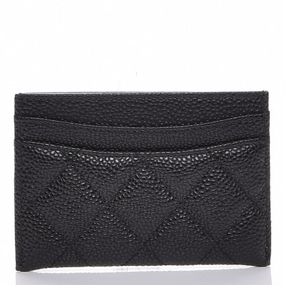 Chanel Caviar Quilted Card Holder Black 3 of 8