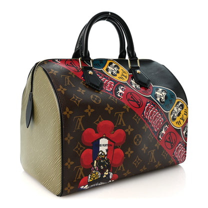 Louis Vuitton Monogram Kabuki Speedy 30 3 of 10