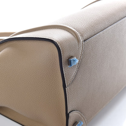Celine Drummed Calfskin Mini Luggage Dune 12 of 17