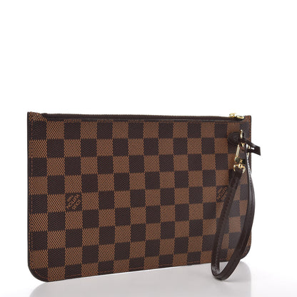 Louis Vuitton Damier Ebene Neverfull MM GM Pochette 3 of 8