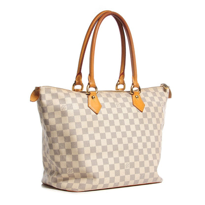 Louis Vuitton Damier Azur Saleya MM 3 of 7