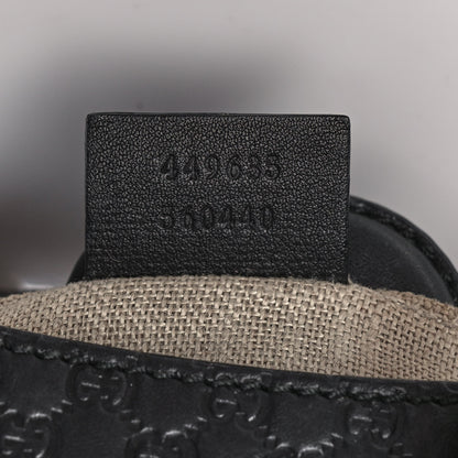 Gucci Microguccissima Medium Emily Chain Shoulder Bag Black 8 of 14