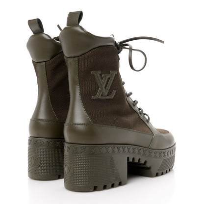 Louis Vuitton Laureate Platform Desert Boots 39.5 Taupe 4 of 8
