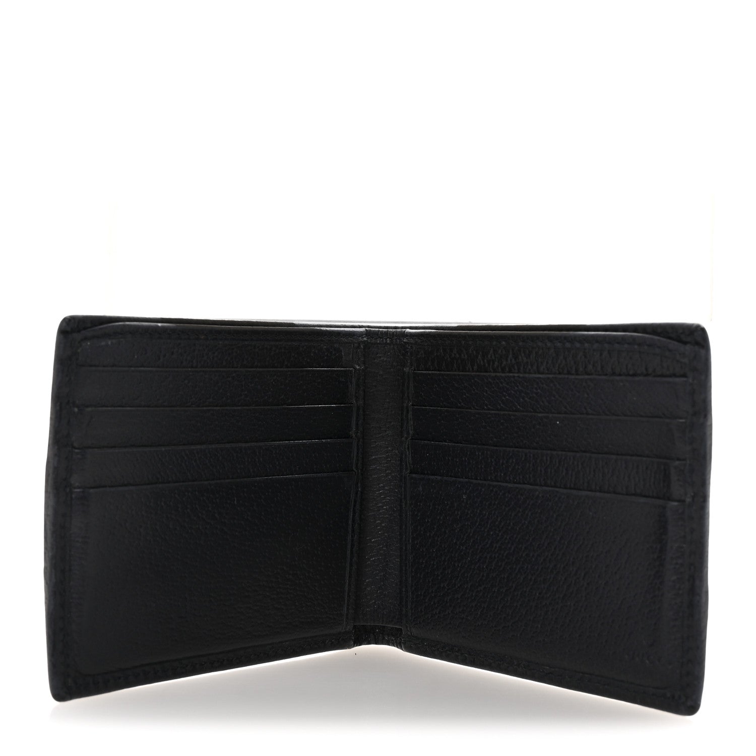 Gucci GG Supreme Monogram Web Mens Ophidia Bi-Fold Coin Wallet Beige Blue 9 of 14