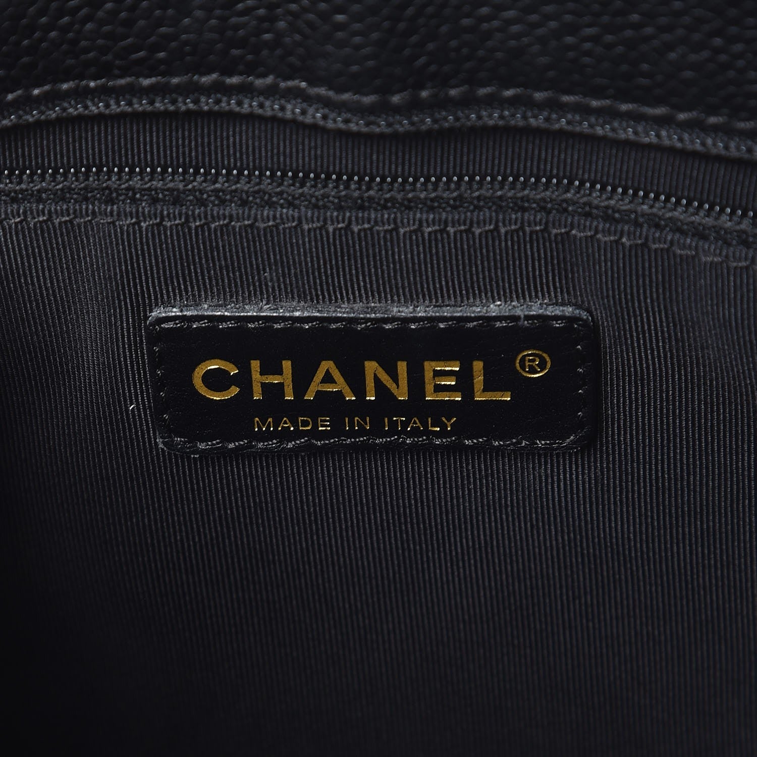 Chanel Caviar Quilted Grand Shopping Tote GST Black 6 of 12