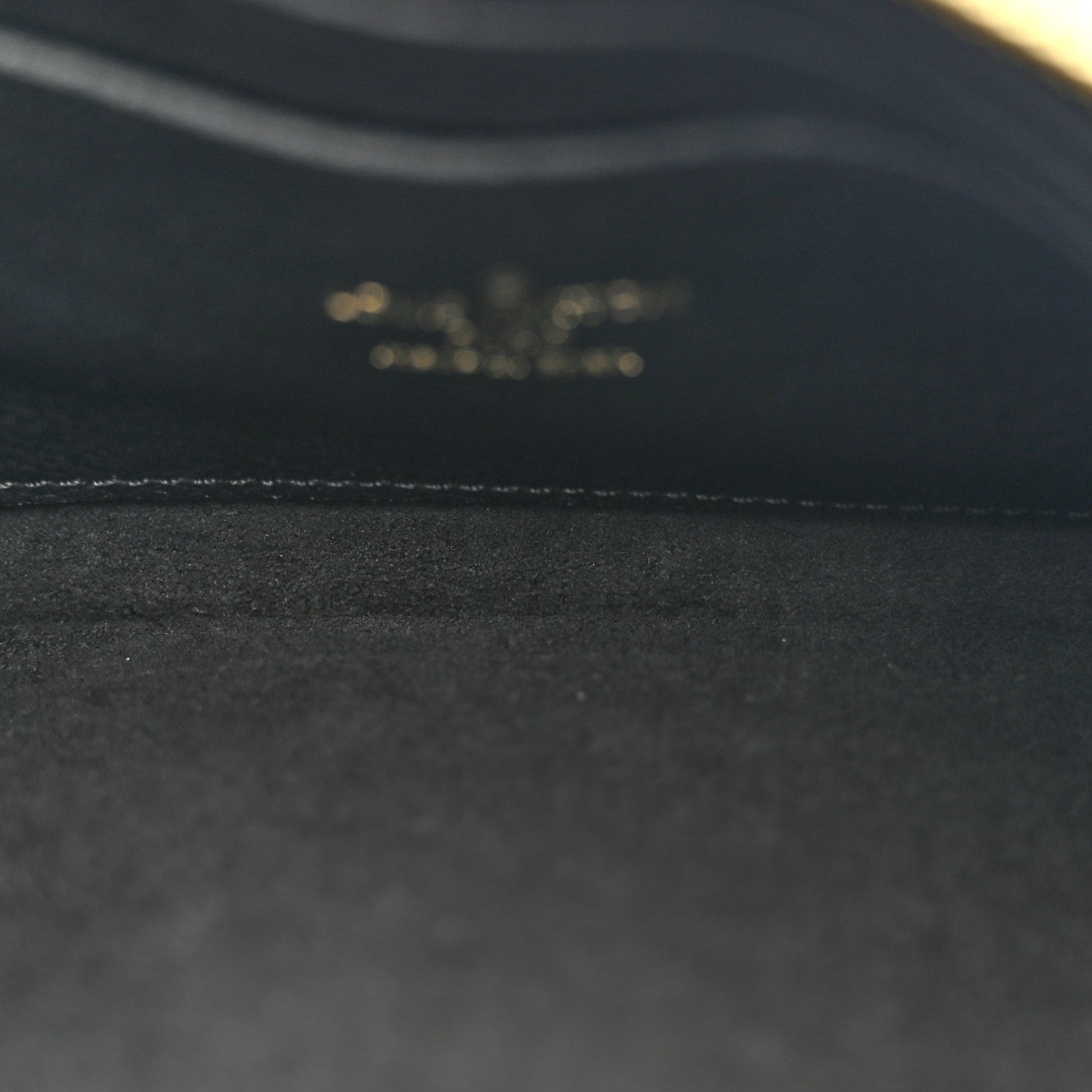 Louis Vuitton Empreinte Monogram Giant Double Zip Pochette Black Cream 6 of 11