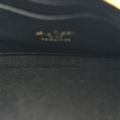 Louis Vuitton Empreinte Monogram Giant Double Zip Pochette Black Cream 6 of 11