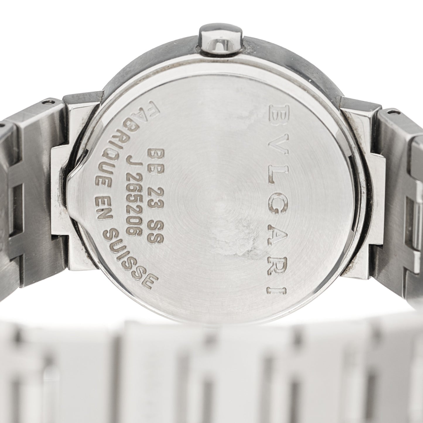 Stainless Steel 23mm Quartz Watch Black