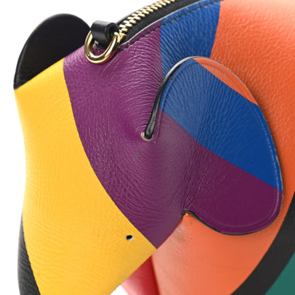 Loewe Calfskin Mini Striped Elephant Crossbody Bag Multicolor 11 of 11