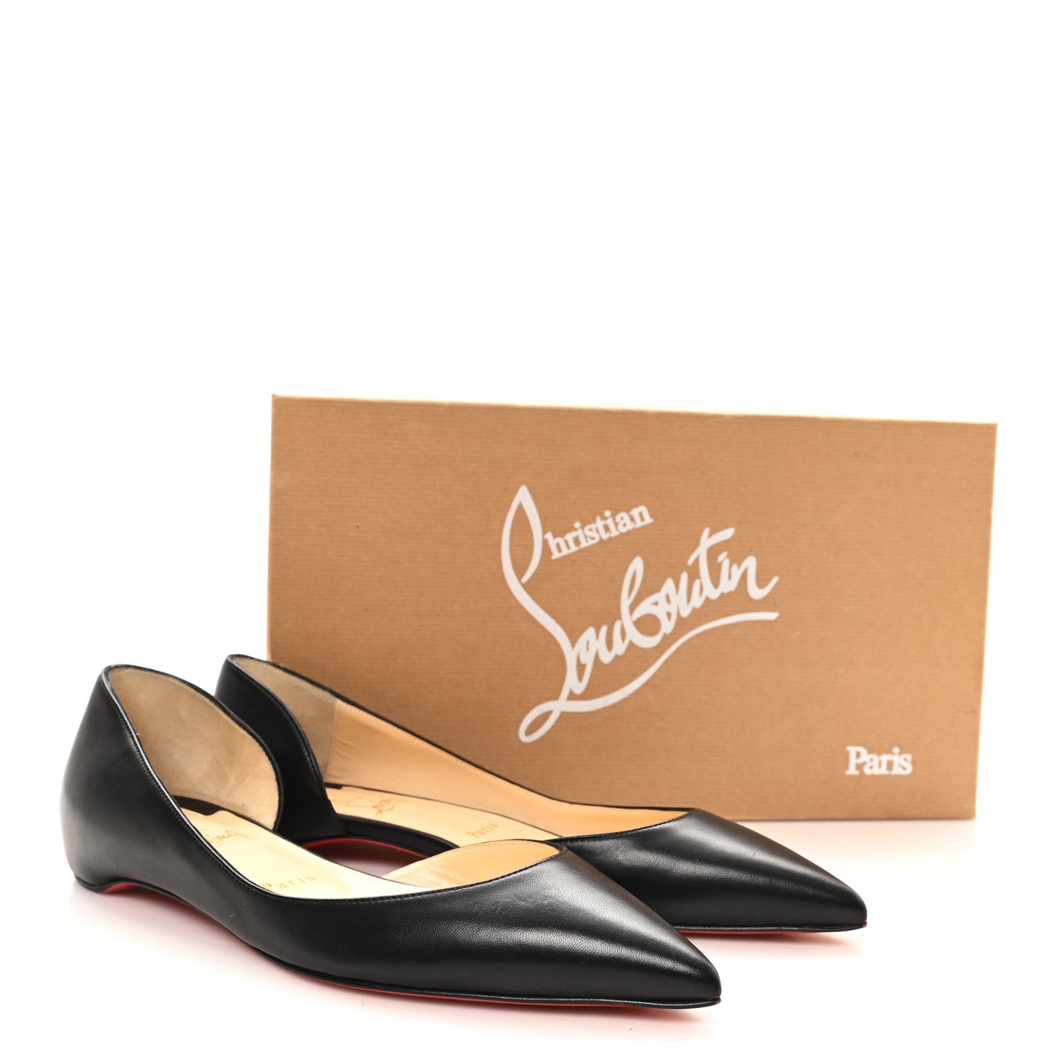 Christian Louboutin Nappa Iriza Flats 39 Black 9 of 9