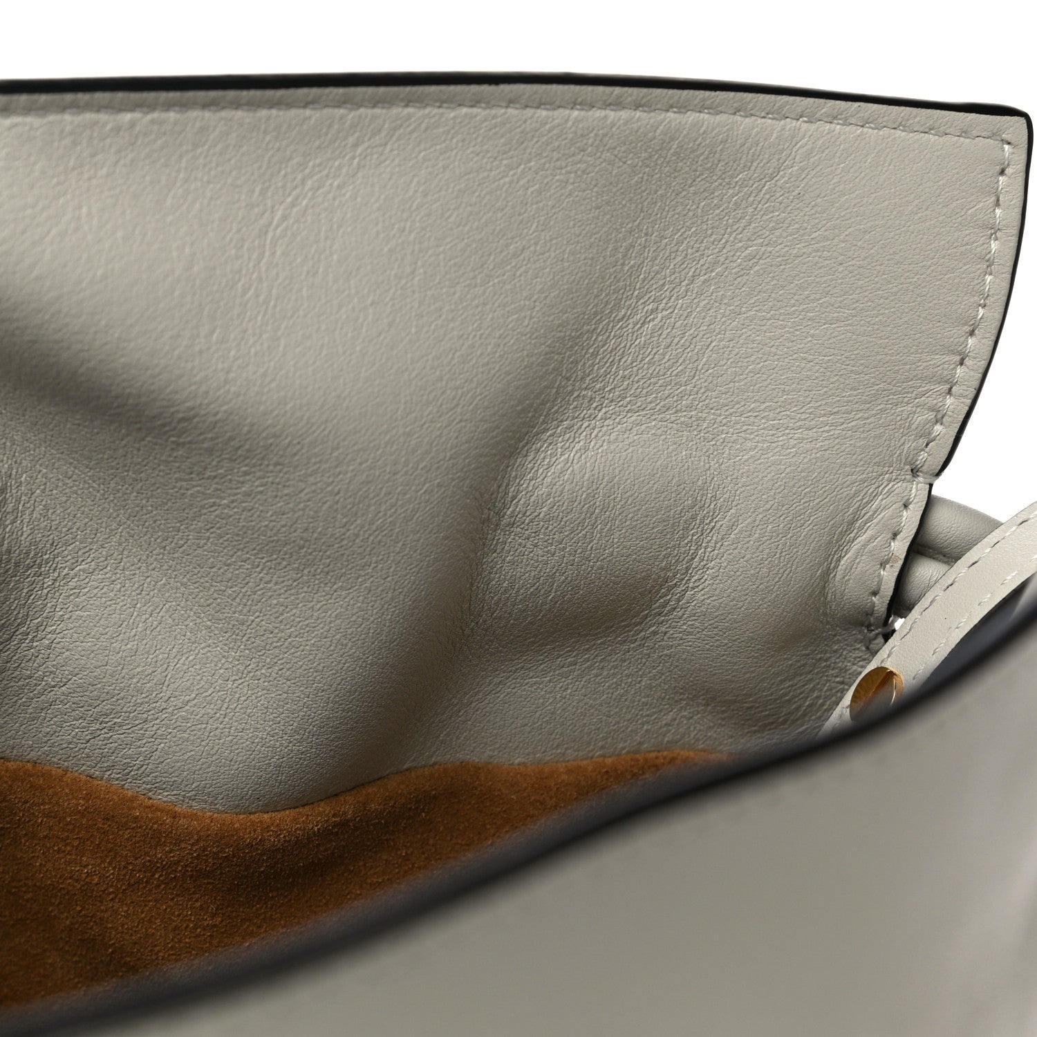 Loewe Calfskin Mini Flamenco Knot Bag White 13 of 16