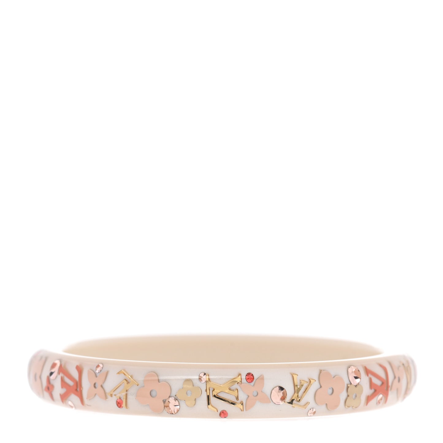 Resin Swarovski Medium Inclusion Bracelet PM Nacre