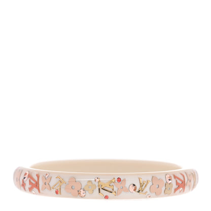 Louis Vuitton Resin Swarovski Medium Inclusion Bracelet PM Nacre 3 of 4