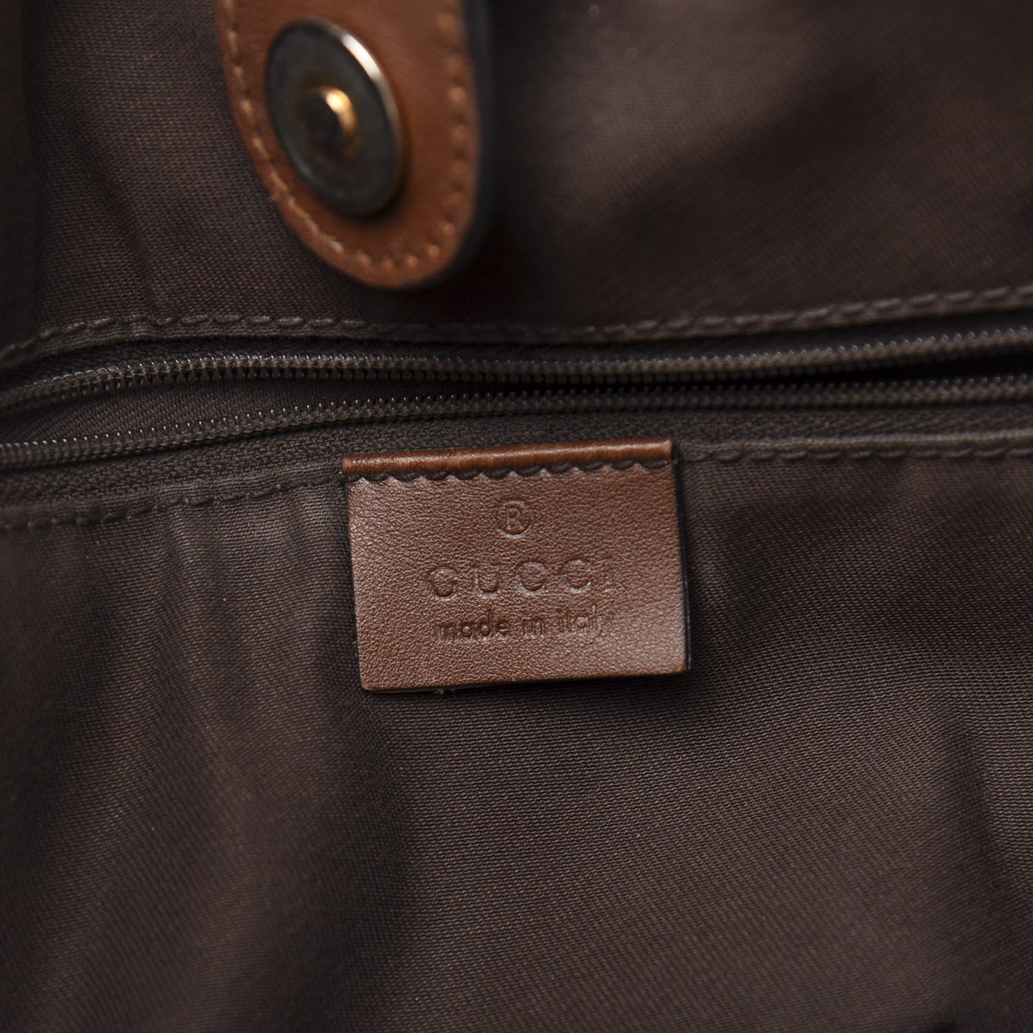 Gucci Monogram Large Sukey Tote Dark Brown 6 of 17