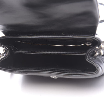 Saint Laurent Calfskin Y Quilted Monogram Toy Loulou Crossbody Bag Black 5 of 10