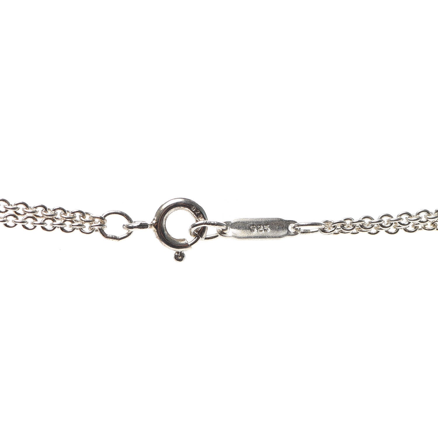 Tiffany Sterling Silver Figure 8 Pendant Necklace 6 of 7