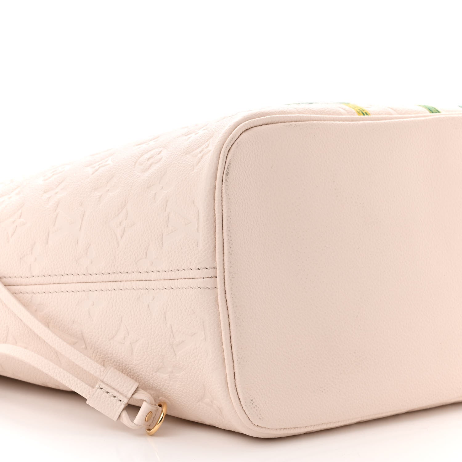 Louis Vuitton LV X YK Empreinte Inlaid Kusama Flowers Neverfull MM Quartz 9 of 10