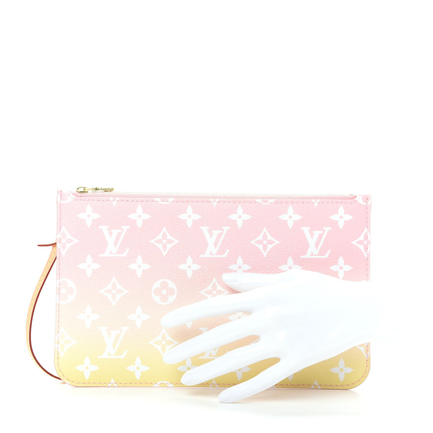 Monogram By The Pool Neverfull MM Pochette Light Pink
